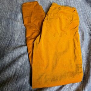 BLANKNYC The Bond‎ Mid Rise Skinny Corduroy Pants Marigold Women's Size 28
